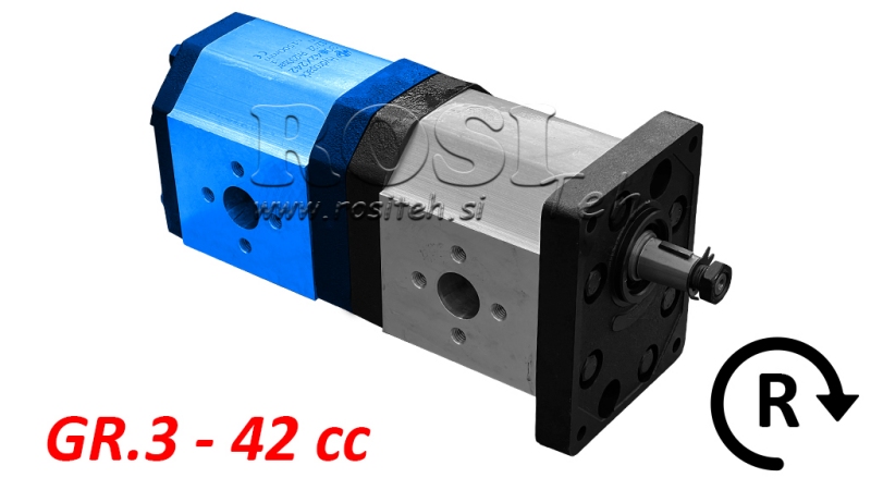 BOMBA HIDRÁULICA 30C42X242 TRASERA GR.3 42 CC DERECHA