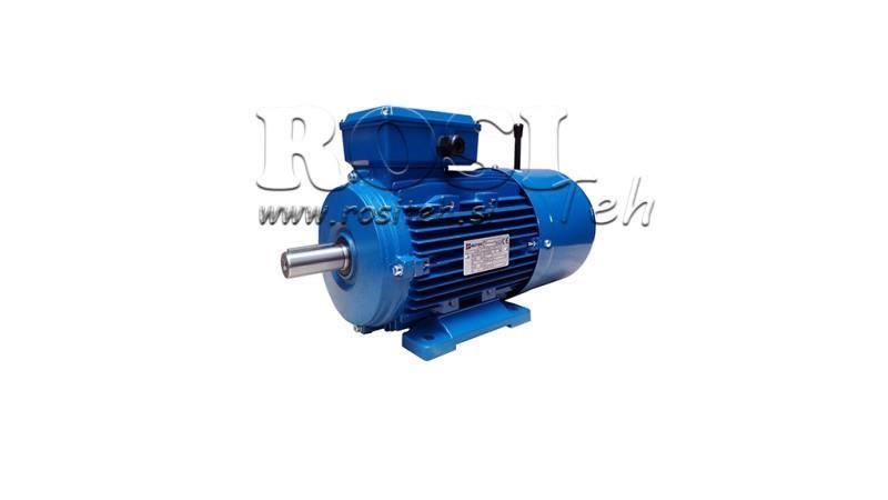 1.1kW-ΗΛΕΚΤΡΙΚΟΣ ΚΙΝΗΤΗΡΑΣ ΜΕ ΦΡΕΝΟ MSH 80 3-4_1390rpm 3Φάση πόδια-B3