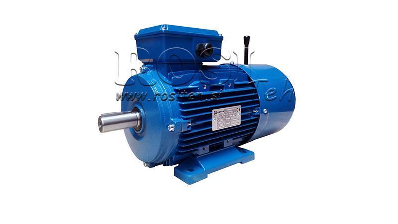 7.5kW-ΗΛΕΚΤΡΙΚΟΣ ΚΙΝΗΤΗΡΑΣ ΜΕ ΦΡΕΝΟ MSH132M-4_1450rpm 3Φάση πόδια-B3