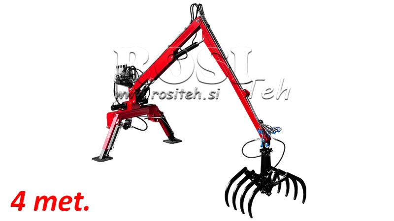 TRAKTORIN HYDRAULINEN LAVETTI KOURILLA HUT 4M