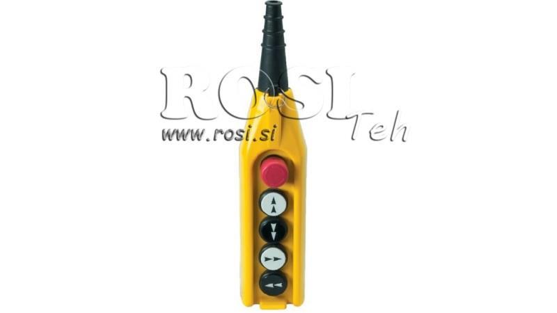 NUOTOLINIS PERKĖLIMO RINKINYS 4 MYGTUKAI KORPUSE BE LAIDO