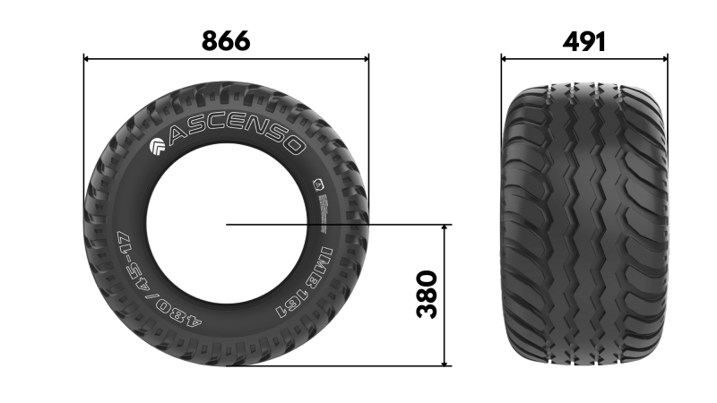 19.0/45-17 ANHÄNGERREIFE AW708 14pl