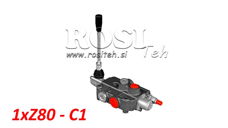 VÁLVULA HIDRÁULICA 1XZ80 + DE UN SOLO ACTUADOR C1