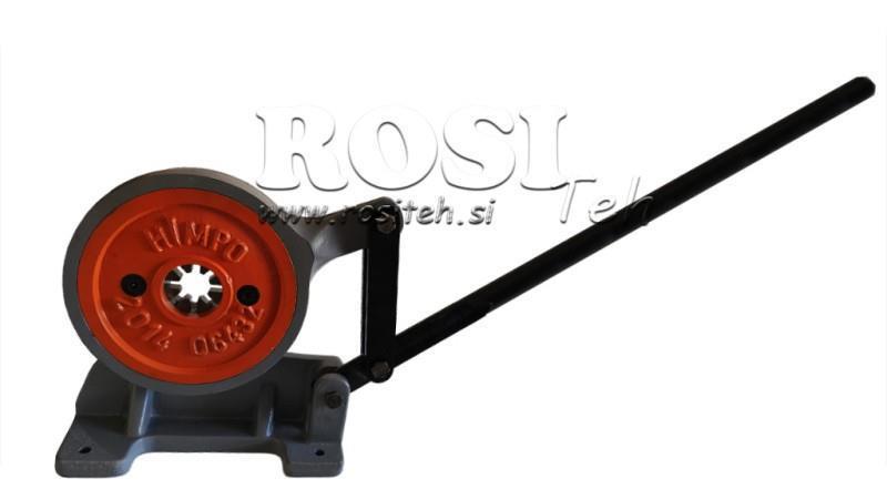 РЪЧНА КРИМПВАЩА МАШИНА ЗА НИСКО НАЛЯГАНЕ ТРЪБИ 8-35mm 8 ЗЪБА С ЗАЩИТА