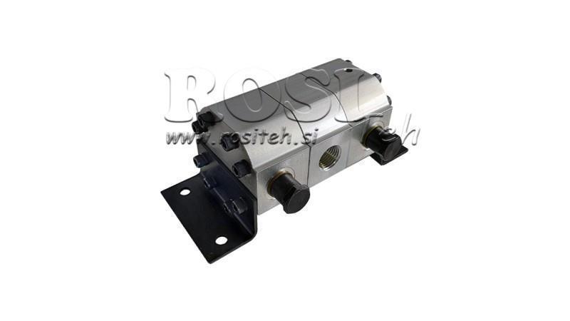 HYDRAULIC GEAR PUMP FLOW 2/1 (9.5-18.9lit - max.240bar) 4.2cc/SEG