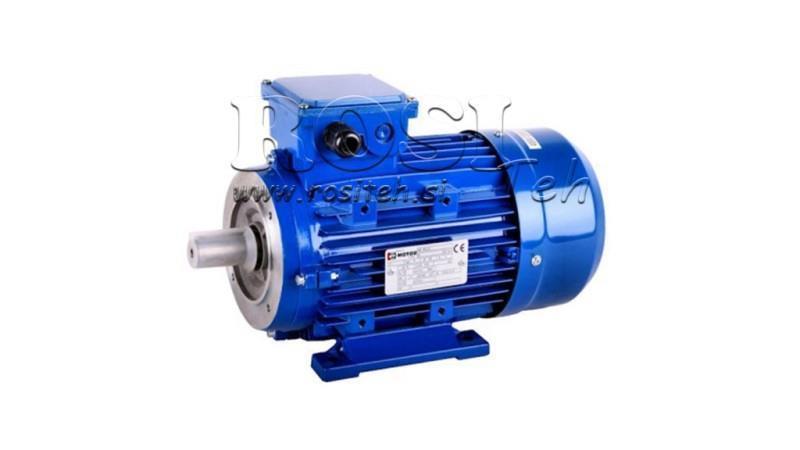 1.5kW-ЕЛЕКТРИЧЕСКИ МОТОР MS 90 S-2_ 2840rpm 3Фаза крачен фланец-B14
