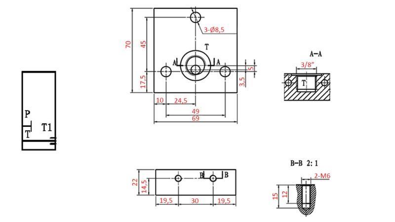 OUTLET SEGMENT FOR YEAT-ASSEMBLY VALVE