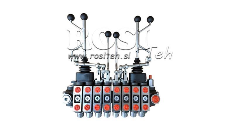 HIDRODINAMISKAIS VENTILIS HIAB 8xPC70 2X EURO JOYSTICK 3 POS