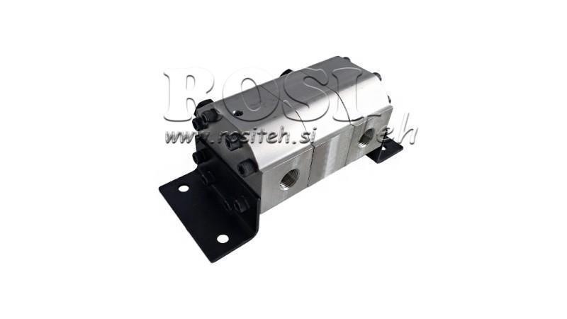 HYDRAULIC GEAR PUMP FLOW 2/1 (9.5-18.9lit - max.240bar) 4.2cc/SEG