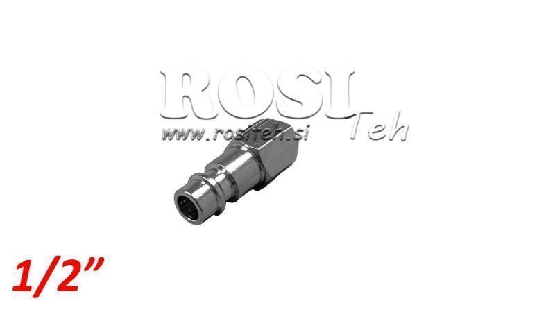 CONEXIÓN RÁPIDA NEUMÁTICA MACHO ROSCA INTERNA G012 - DN7.2