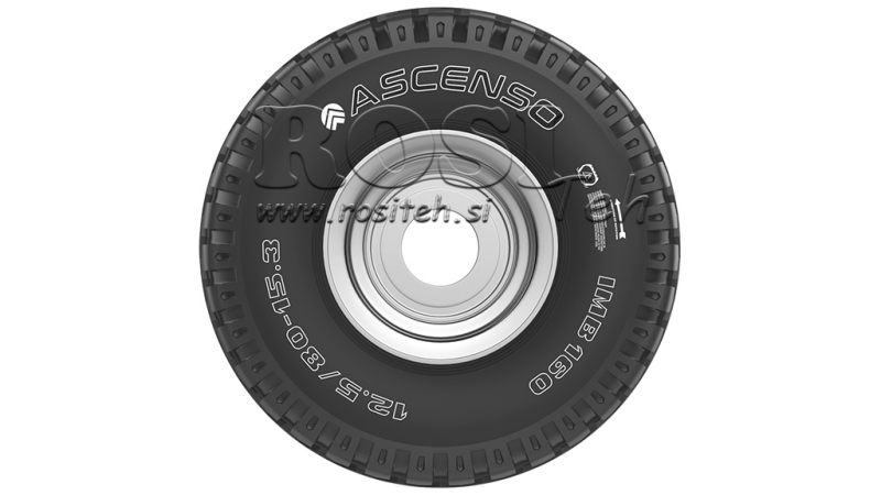 15.0/55-17 TIRE AW909 14PL WITH RIM 13,00X17