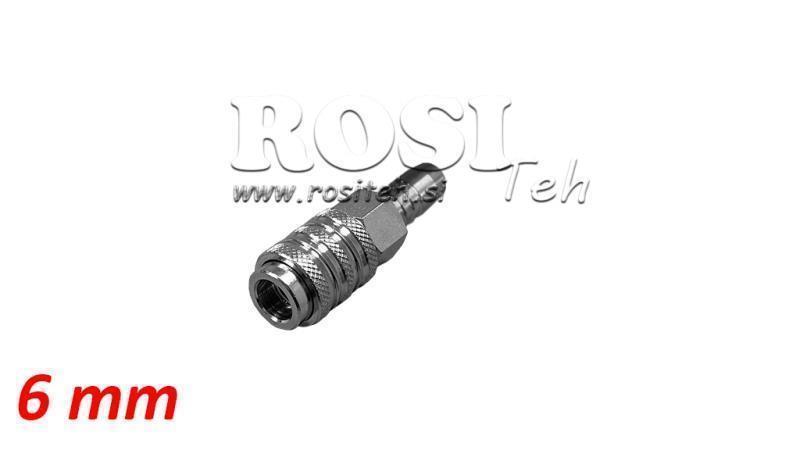 PNEUMATSKA BRZA SPOJNICA ŽENSKA SMREKA 6mm - DN7.2