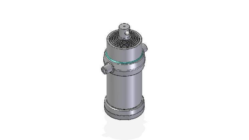 7054F - TELESCOPISK CYLINDER STANDARD/HUL 7 TRIN SLAG 2905 DIAMETER 215