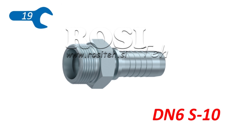 HYDRAULISCHER ANSCHLUSS CES 10S MÄNLICH DN6-M18x1,5