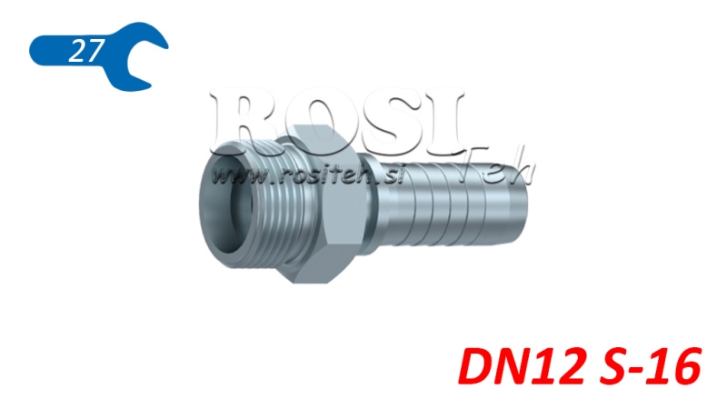 ΥΔΡΑΥΛΙΚΗ ΣΥΝΔΕΣΗ CES 16 S ΑΡΣΕΝΙΚΟ DN12-M24X1,5