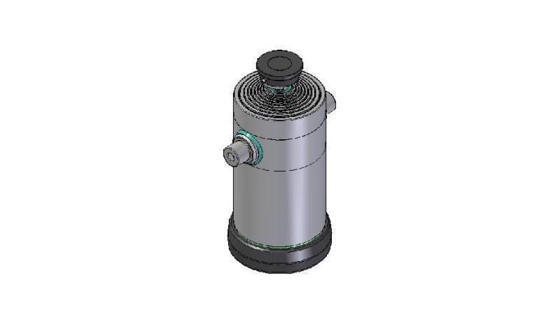 9056S -TELESCOPIC CYLINDER STANDARD/BALL 9 STAGES TRAVEL 3892 DIAMETER 300