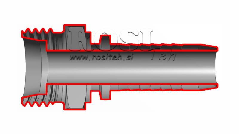 CONEXIÓN HIDRÁULICA CEL 18 L MACHO DN16-M26X1.5