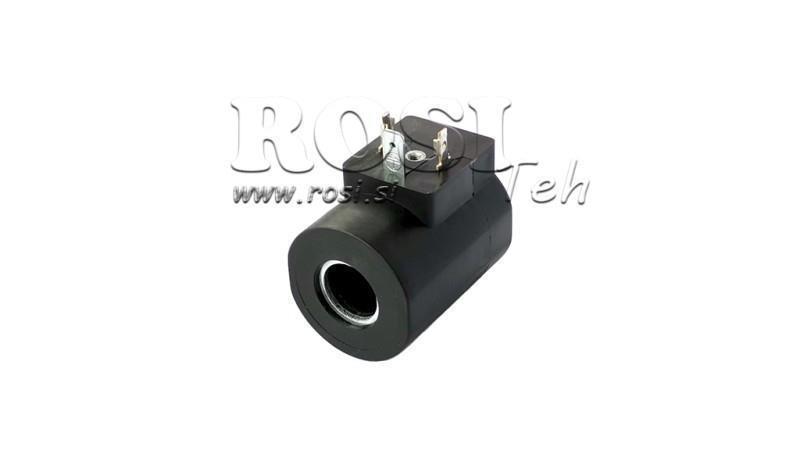 BOBINA ELETTROMAGNETICA 12V DC - SAE10 - fi 16.15mm-50mm 26W IP65