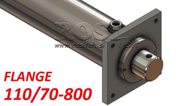 ΥΔΡΑΥΛΙΚΟΣ ΚΥΛΙΝΔΡΟΣ ΜΕ ΠΛΑΚΑ ΣΤΗΡΙΞΗΣ 110/70-800