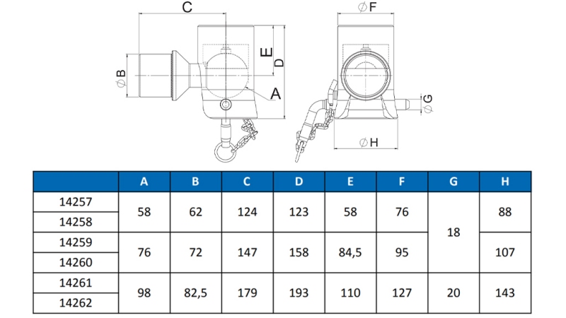 KULIČKA DUMP TRUCK PRO PŘÍVĚS fi76 PRAVÁ eco