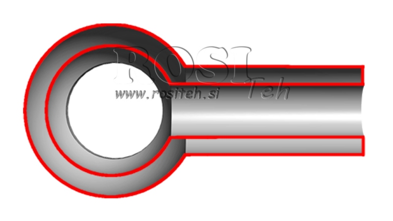 METALSLANGE BANJO 1/2 45mm