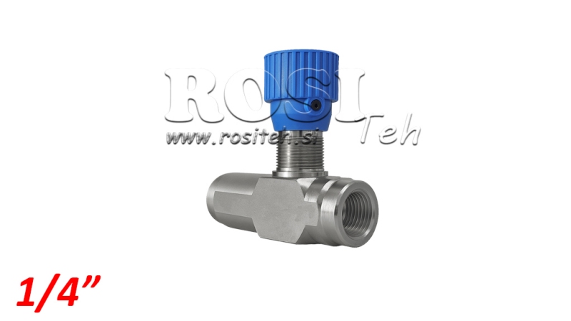 REGOLATORE DI FLUSSO VRFU 1/4 UNIDIREZIONALE