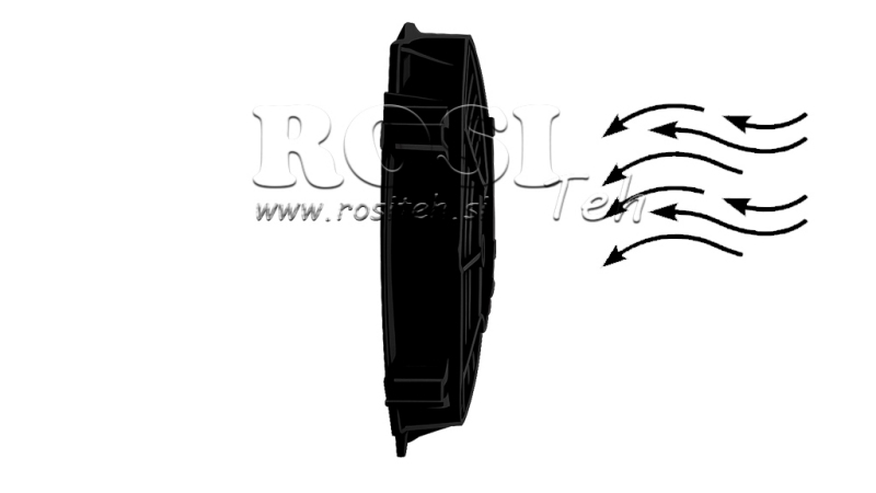 AXIALFLÄKT 280MM PUSH 12V