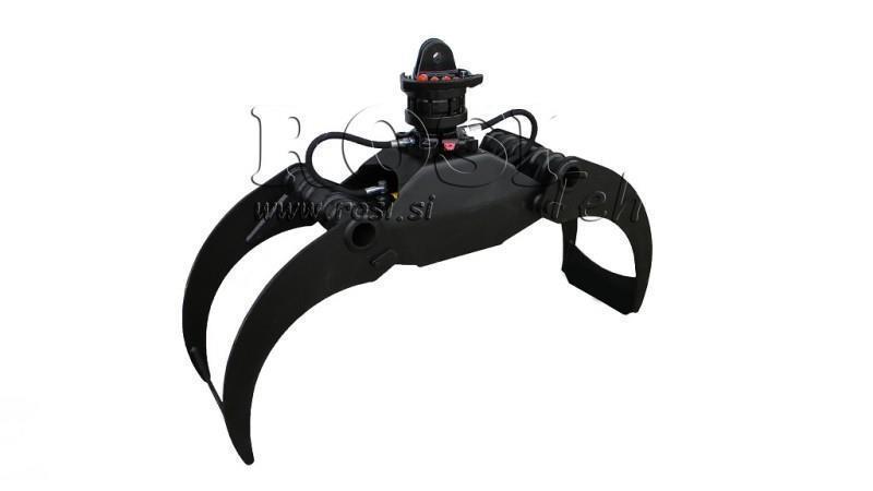 GARFA FORESTAL LG1500 kg - 1320 mm ROTADOR 4500/2500 KG CON BRIDA