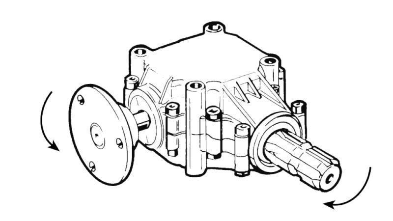 ЪГЛОВ РЕДУКТОР ЗА КРЪГЛА ПИЛА ДЯСНО