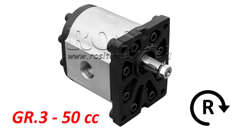 HYDRAULIC PUMP GR.3 50 CC RIGHT - THREAD