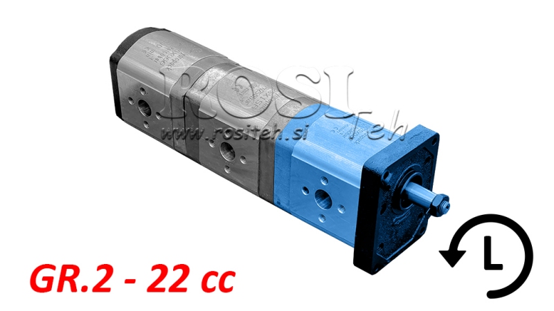 HIDRAVLIČNA ČRPALKA 20A22X067 FRONT GR.2 22 CC LEVA