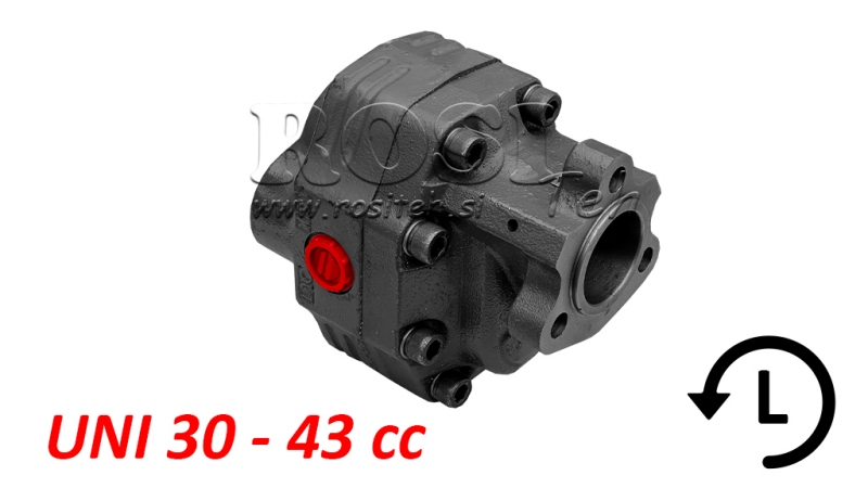 HYDRAULIC CAST IRON PUMP UNI30-43CC-220 BAR LEFT