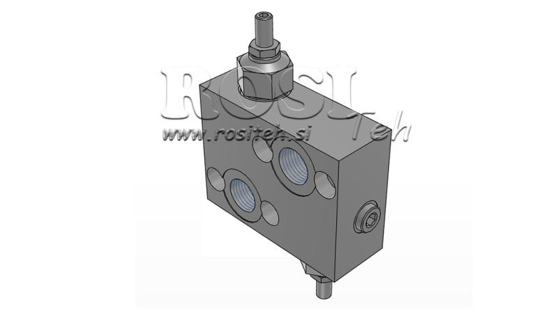 HYDRAULICKÝ PRETLAKOVÝ VENTIL 10-180 BAR PRE HYDROMOTOR MP-MR-MH