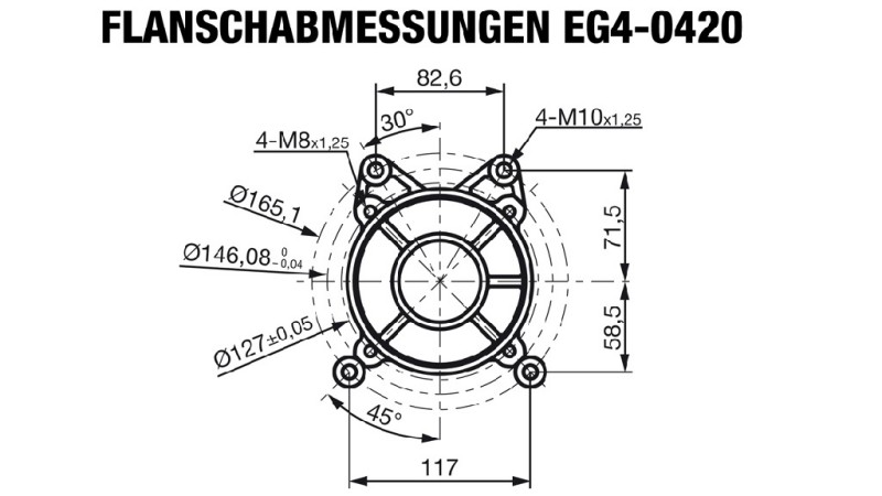 benzínový motor EG4-420cc-9.6kW-13.1HP-3,600 RPM-E-TP26x77.5-elektrický štart