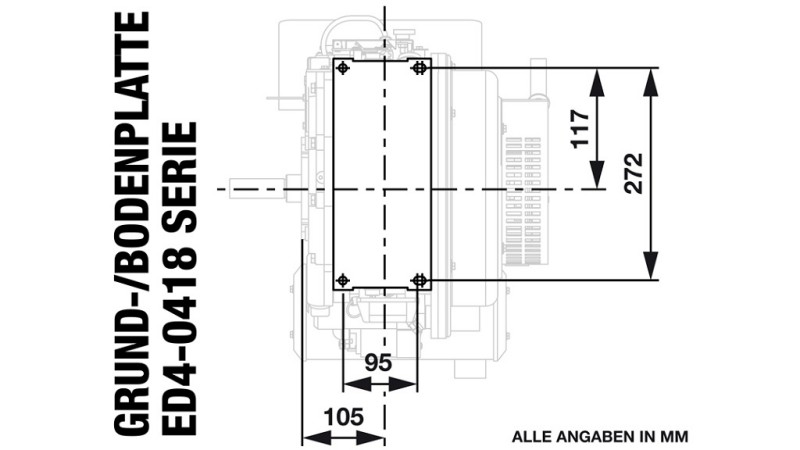 dieselmotor 418cc-7.83kW-10.65HK-3,600 RPM-E-TP26x77-elektrisk start