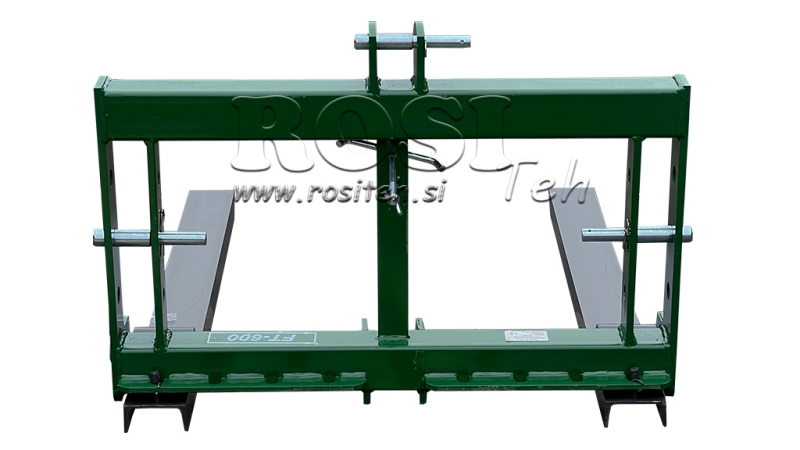 TRACTOR THREE-POINT HITCH PALLET FORKS 600kg