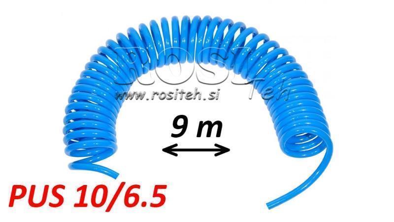 PUS 10/6,5 9m SPIRALE TUBO ARIA BLU NON ATTREZZATO