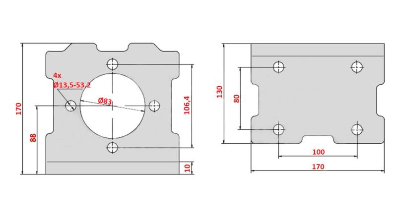 MONTAGGIO AD ANGOLAZIONE IDROMOTORE MP MR MS eco