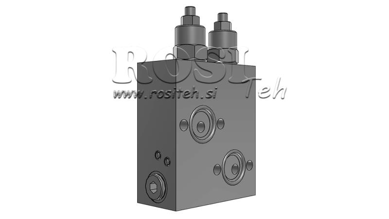 VALVE FOR HYDRAULIC BRAKE OF HYDRAULIC MOTOR KPBR-250/1/D