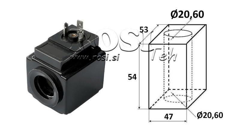 ELEKTRO MAGNETNI NAMOTAJ 24V - DS3- fi 20,6mm-54mm - 192W