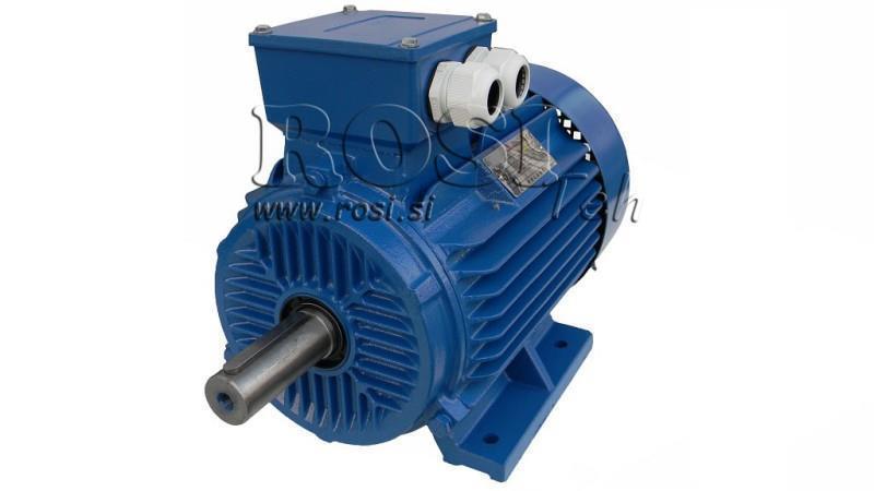 15kW-ELEKTROMOTOR Y3 160L-4_1460rpm 3Faz nohy-B3