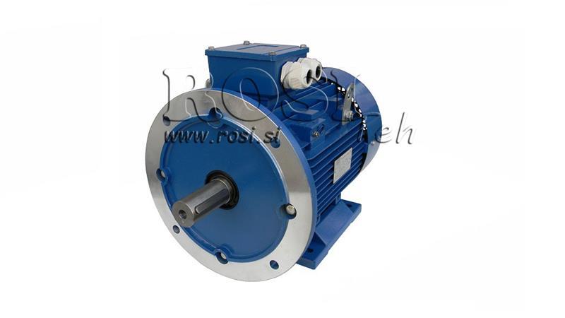 5,5kW-ELEKTROMOTOR MS132S1-2_2900rpm 3Faz nohy + príruba-B3B5