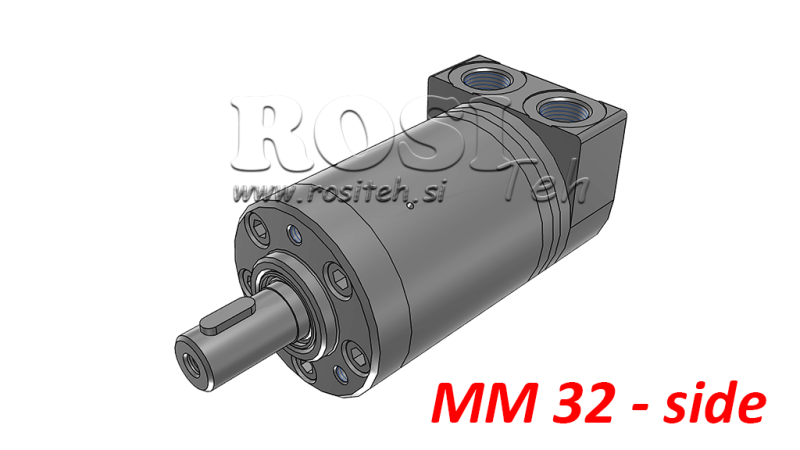 MOTEUR HYDRAULIQUE MM 32 - CÔTÉ