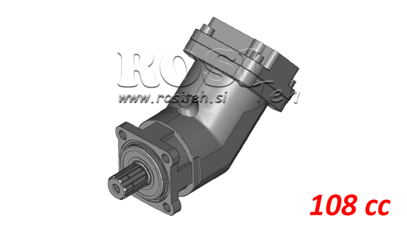 PISTON HYDRAULIC MOTOR  108CC - 600NM  