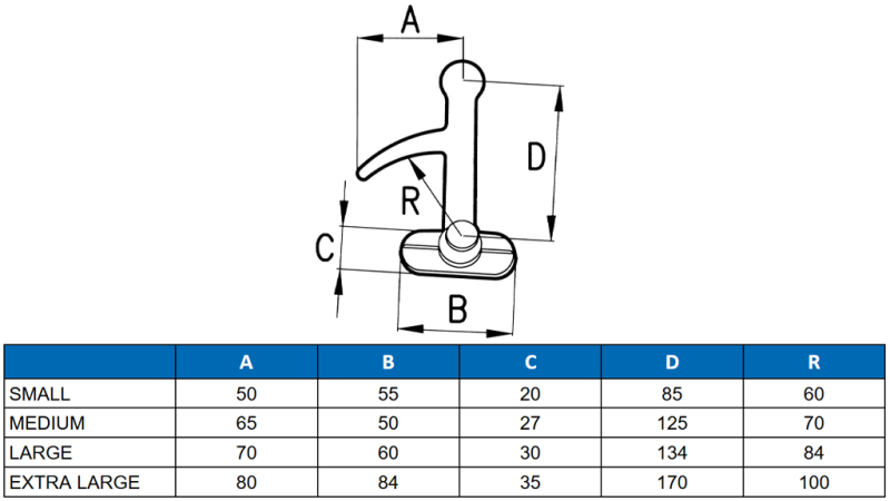 SIDE CLOSURE TYPE LEGERA (M) LEFT