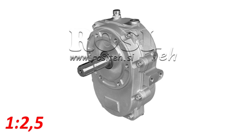 GEARBOX FOR CAST IRON PUMP 1:2.5 MALE