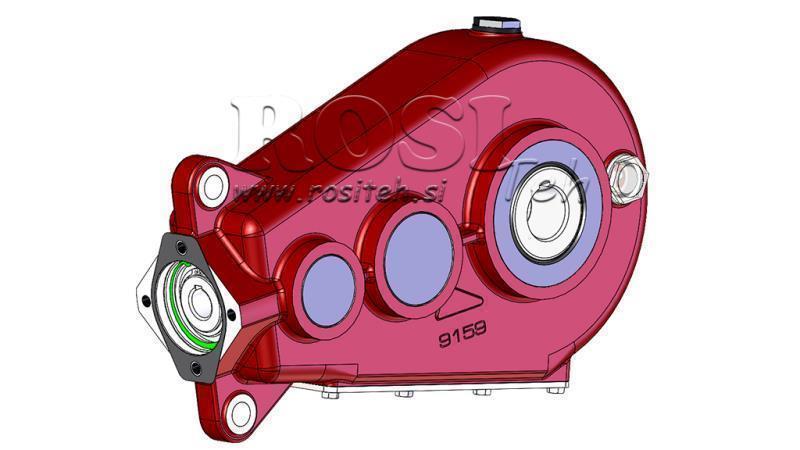 REDUKTOR - SZOROZÓ RT400 ZA HIDRAULIKUS MOTOR MP/MR/MS arány 35,2:1