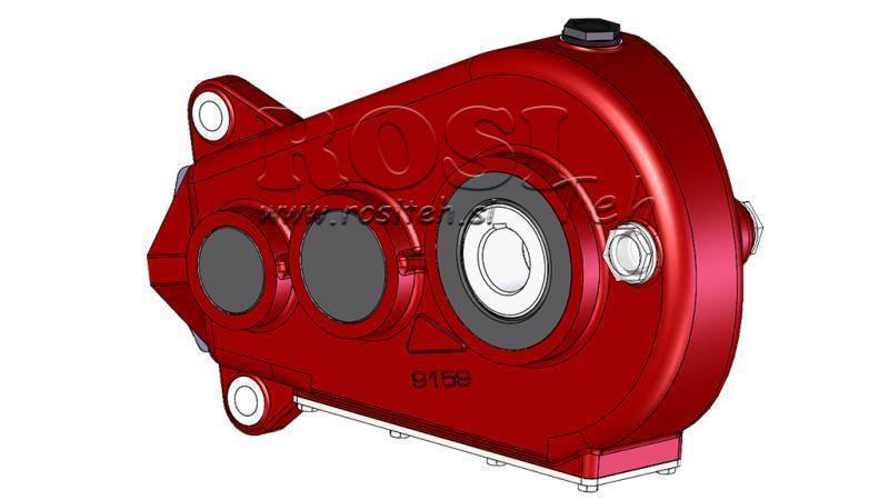 REDUCTOR - MULTIPLICATOR RT400 FOR HYDRAULIC MOTOR MP/MR/MS gear ratio 35,2:1