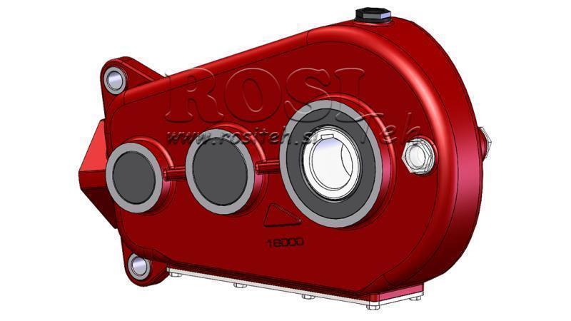 RIDUTTORE - MOLTIPLICATORE RT520 PER MOTORE IDRAULICO MP/MR/MS relazioni 43,6:1