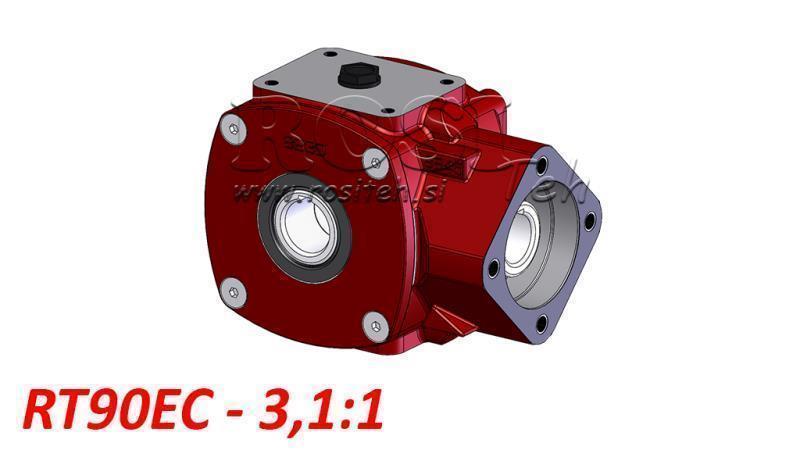 REDUCTOR - MULTIPLICATOR RT90EC FOR HYDRAULIC MOTOR MP/MR/MS gear ratio 3,1:1